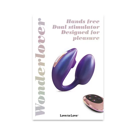 adult toys for discreet enjoyment-Love to Love Wonderlover with Remote Iridescent Night