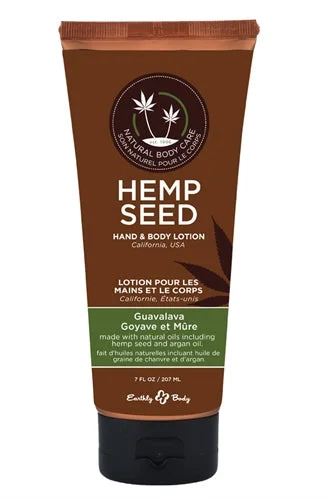 adult toys with sleek finish-Hemp Seed Hand and Body Lotion - 7 Fl. Oz. - Guavalava