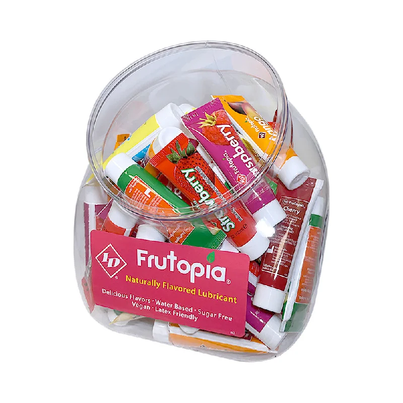 adult toys for discreet travel-ID Frutopia 12ml Assorted 72-Piece Display Bowl