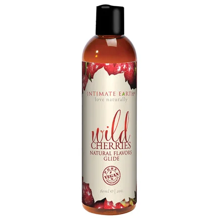 adult toys for romantic playtime-Intimate Earth Wild Cherries Pleasure Glide 60 ml/2 oz