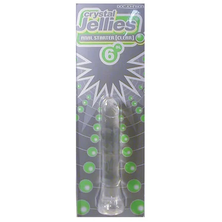 adult toys with waterproof build-Crystal Jellies - Anal Starter Clear 6in