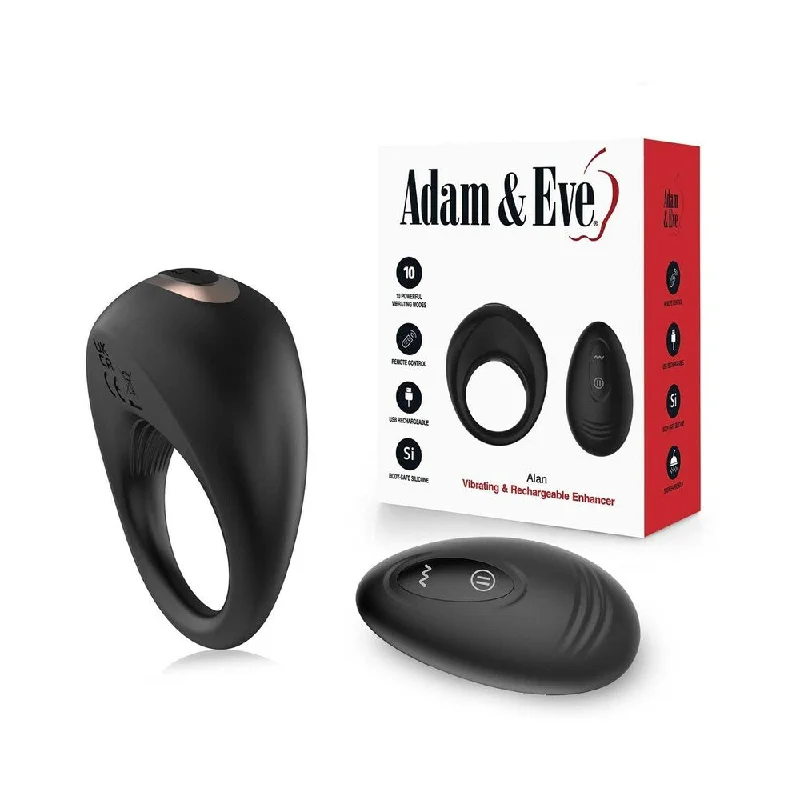 adult toys for romantic fun-Adam & Eve Alan Vibrating Rechargeable Enhancer