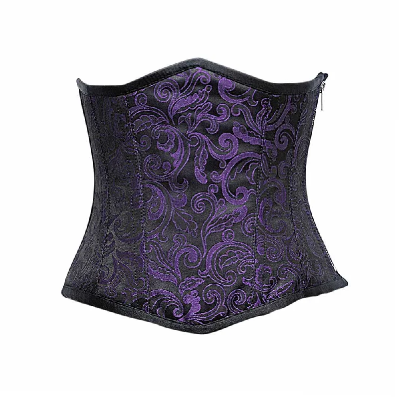 adult toys with textured material finish-Celine Underbust Corset