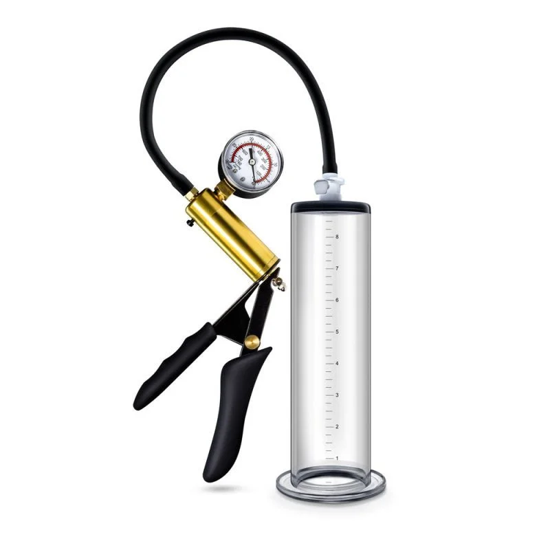 adult toys with flexible settings design-Endurance Pro Penis Pump with PSI Gauge 9 Inch x 2.5 Inch