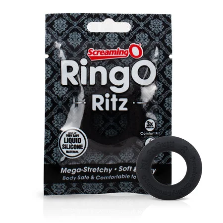 adult toys stylish look-Screaming O RingO Ritz - Black