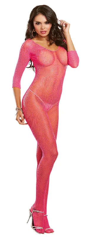 adult toys with durable design finish-Bodystocking - One Size - Neon Pink