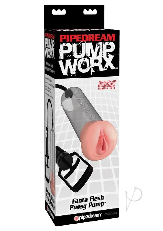 adult toys for sensual exploration time-Pump Worx Fanta Flesh Pussy Pump