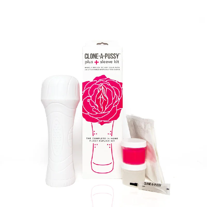 adult toys for weekend relaxation time-Clone a Pussy Plus Sleeve Kit - Hot Pink