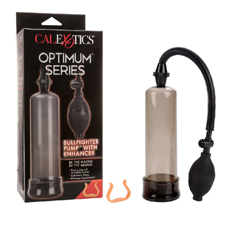 adult toys with adjustable settings-Optimum Series Bullfighter Pump With Ehnancer Clear