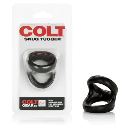 adult toys with smooth texture finish-Colt Snug Tugger Black