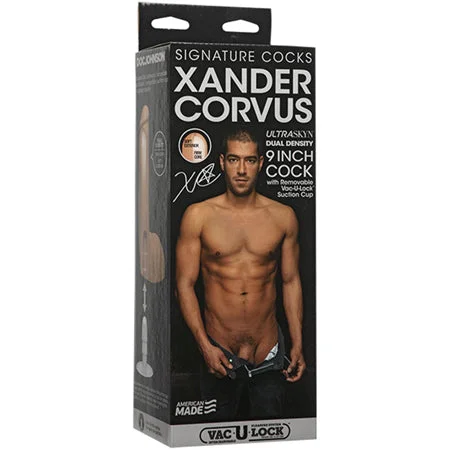 adult toys with waterproof finish-Signature Cocks - Xander Corvus - 9in ULTRASKYNCock w/Removable Vac-U-Lock Suction Cup Vanilla