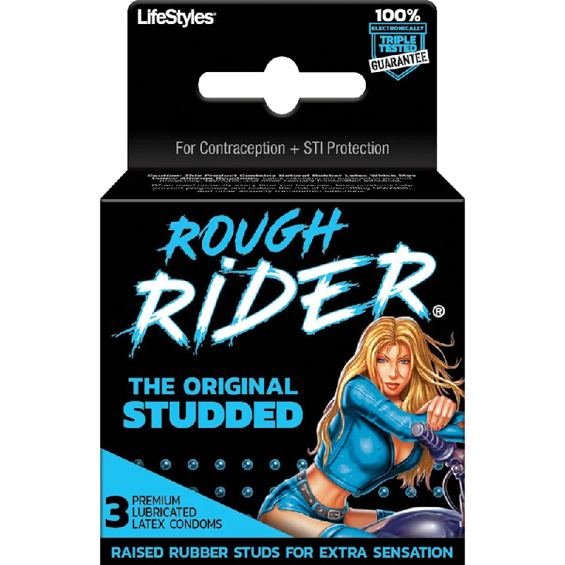 adult toys for sensual pleasure time-Rough Rider - Original Studded - 3 Pack