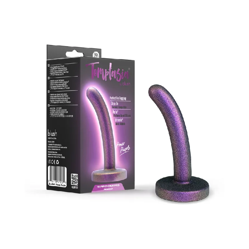 adult toys for couples bonding time-Temptasia Surrender Peg Beginner Power Purple