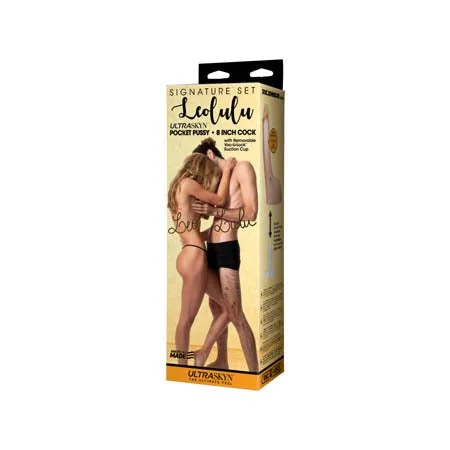 adult toys for solo enjoyment-Signature Set Leolulu Leo ULTRASKYN Pocket Pussy & Lulu 8 Inch ULTRASKYN Cock