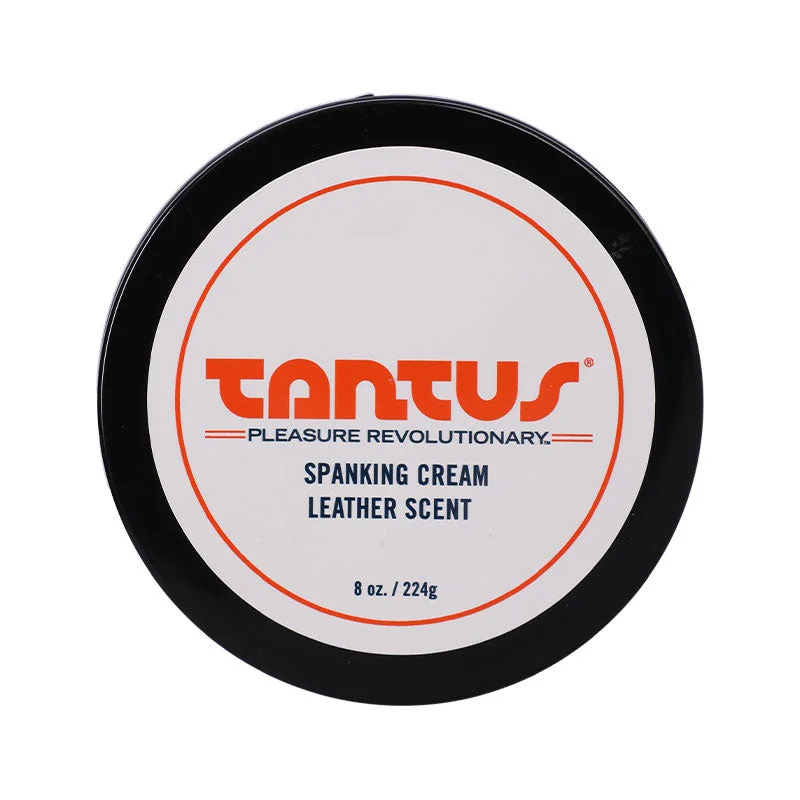 adult toys wireless control-Tantus Apothecary Spanking Cream Leather Scent 8 oz.