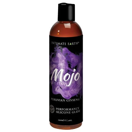 adult toys with pulse settings design-Intimate Earth Mojo Peruvian Ginseng Silicone Glide 4 oz.