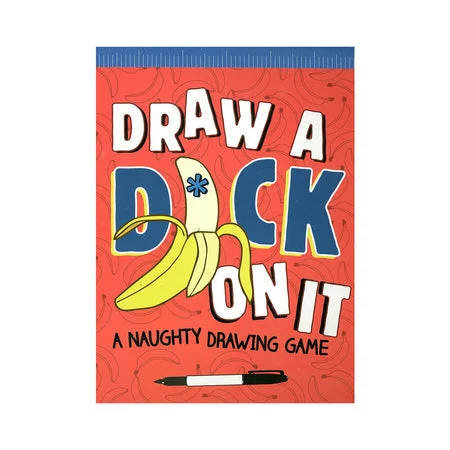 adult toys with flexible material finish-Draw a Dick On It: A Naughty Drawing Game