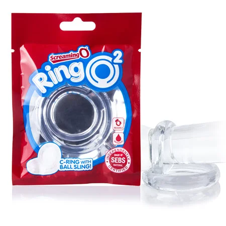 adult toys with premium finish-Screaming O RingO2 Clear