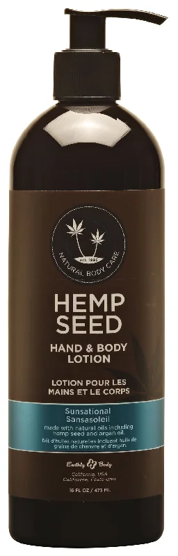 adult toys with pulse modes-Hemp Seed Hand and Body Lotion - 16 Fl. Oz. - Sunsational