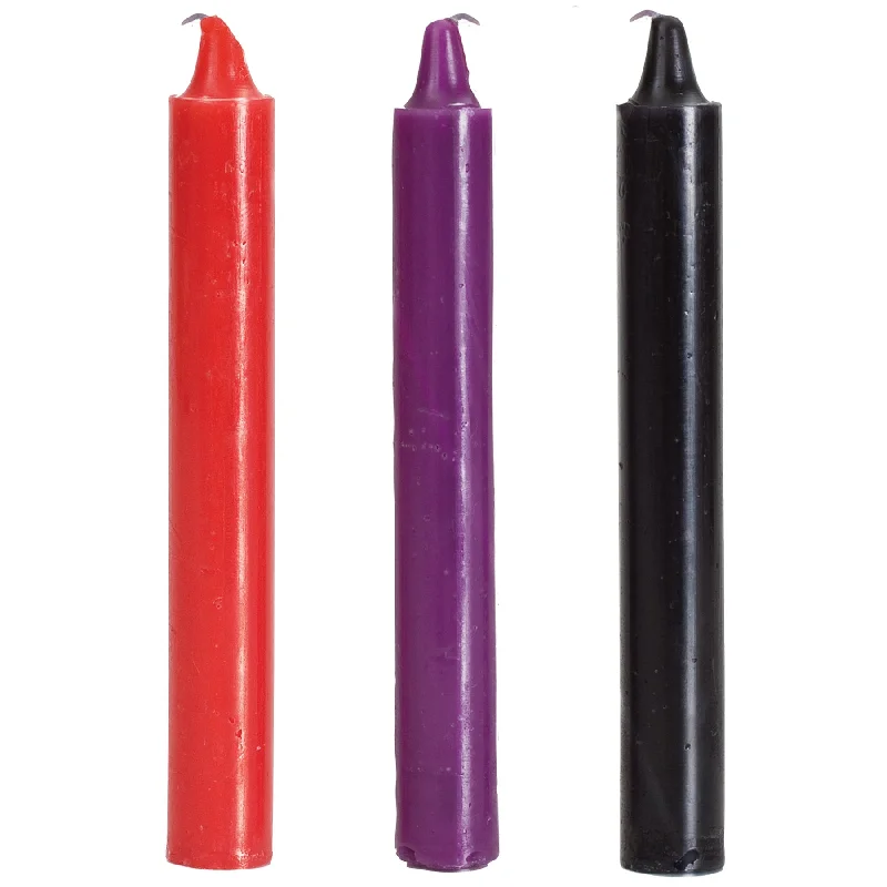 adult toys with dual vibration-Japanese Drip Candles Set of 3 - Assorted Colors