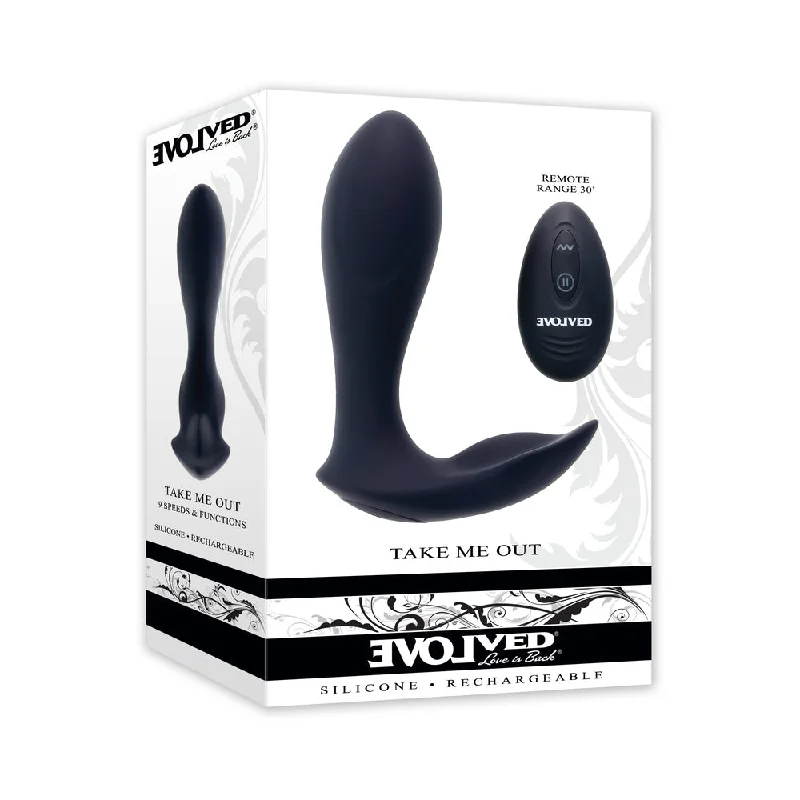 adult toys with durable silicone-Evolved Take Me Out Black