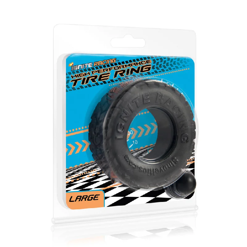 adult toys for couples relaxation time-Ignite High Performance Tire Ring Large Black