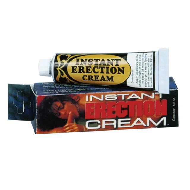 adult toys with whisper-quiet motor-Instant Erection Cream .5oz.