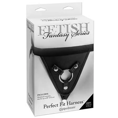 adult toys discreet shipping-Pipedream Fetish Fantasy Series Adjustable Perfect Fit Harness Black