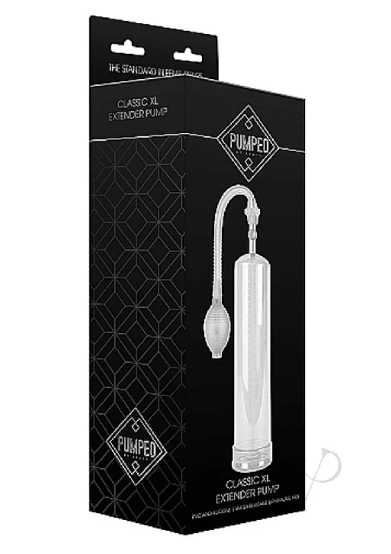 adult toys for sensual enjoyment-Pumped Classic Xl Extender Pump Transpar