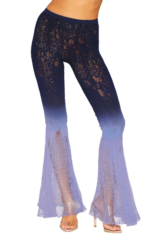 adult toys with sleek material-Flair Leg Pantyhose - One Size - Denim/hydrangea