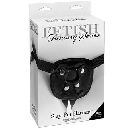 adult toys wireless control-Pipedream Fetish Fantasy Series Adjustable Stay-Put Harness Black