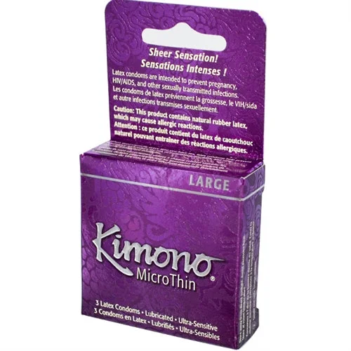 adult toys for couples relaxation time-Kimono Microthin Large - 3 Pack