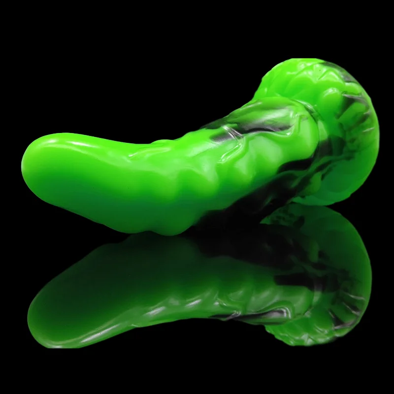 adult toys stylish look-Horn Sawtooth Silicone Animal Dick Dildos