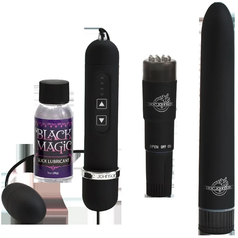 adult toys with smart features-Black Magic Pleasure Kit