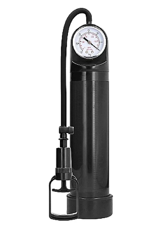 adult toys for romantic fun-Pumped By Shots Comfort Penis Pump with Advanced Psi Gauge