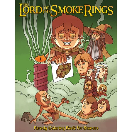 adult toys for discreet enjoyment time-The Lord of the Smoke Rings Coloring Book