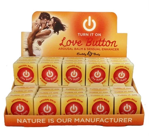 adult toys eco-friendly-Love Button Arousal Balm - 30 Piece P.O.P. Display