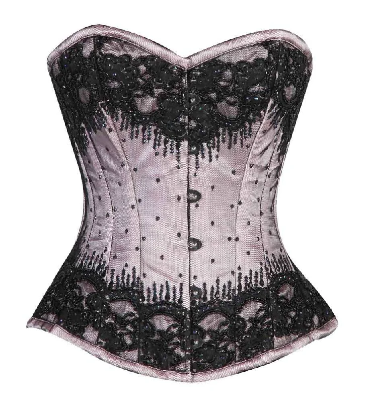 adult toys with ergonomic texture finish-Eva Overbust Corset