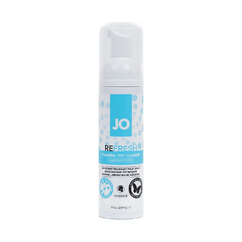 adult toys for intimate moments-JO Refresh Foaming Toy Cleaner 7 oz.