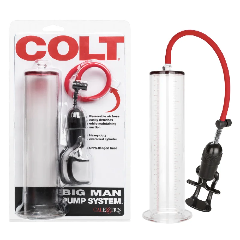 adult toys easy storage-Colt Big Man Pump System Clear