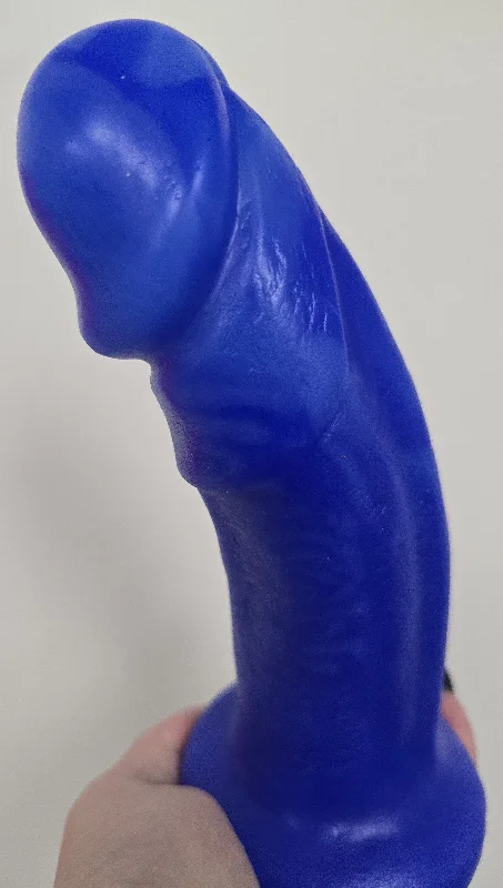 adult toys for private enjoyment-ONE OF A KIND Large Bent Blue