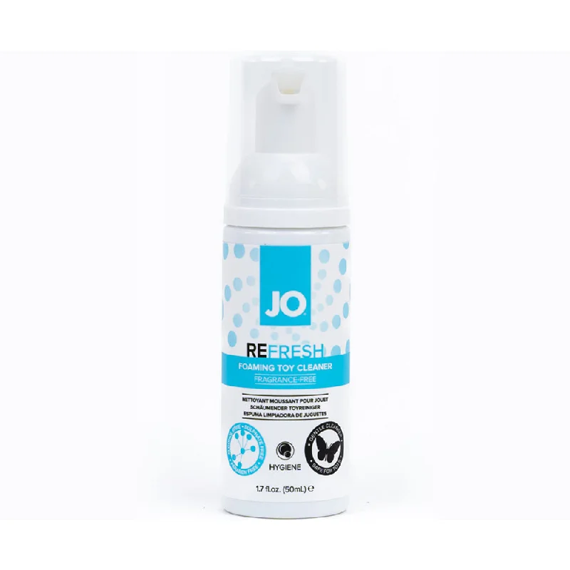 adult toys with pulse settings-JO Refresh Foaming Toy Cleaner 1.7 oz.