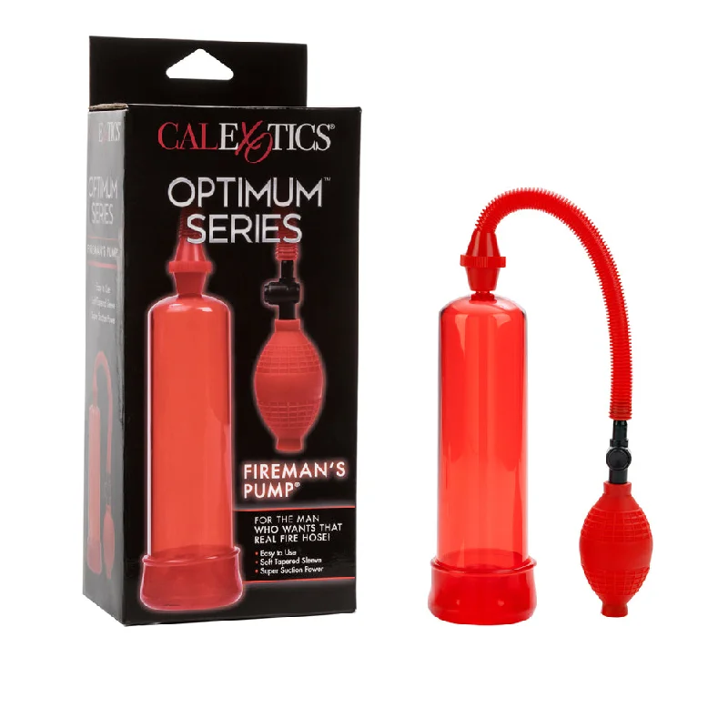 adult toys compact size-Optimum Series Fireman's Pump Red