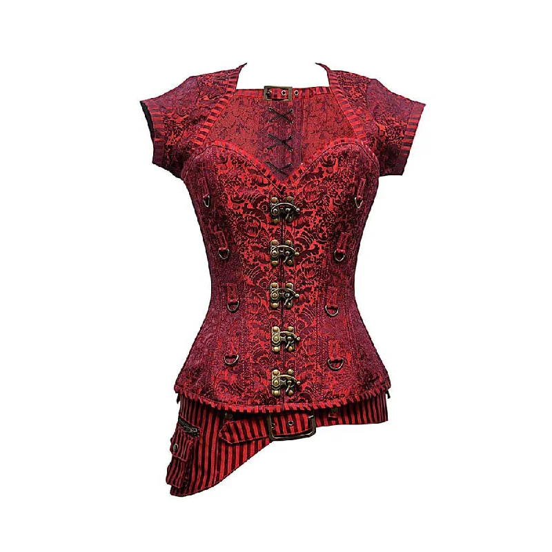 adult toys for discreet intimacy time-Chiara Steampunk Overbust Corset