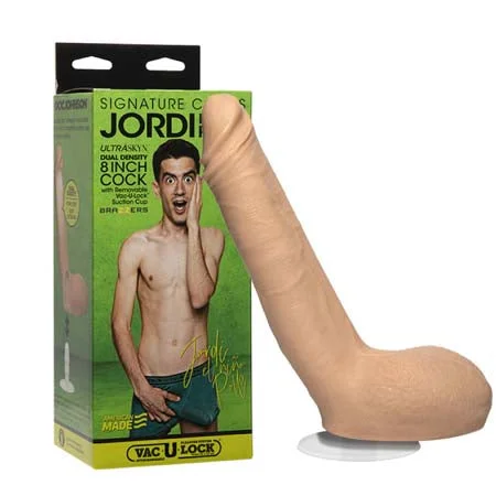 adult toys for intimate pleasure-Signature Cocks Jordi El Niño Polla 8 inch ULTRASKYN Cock Vanilla