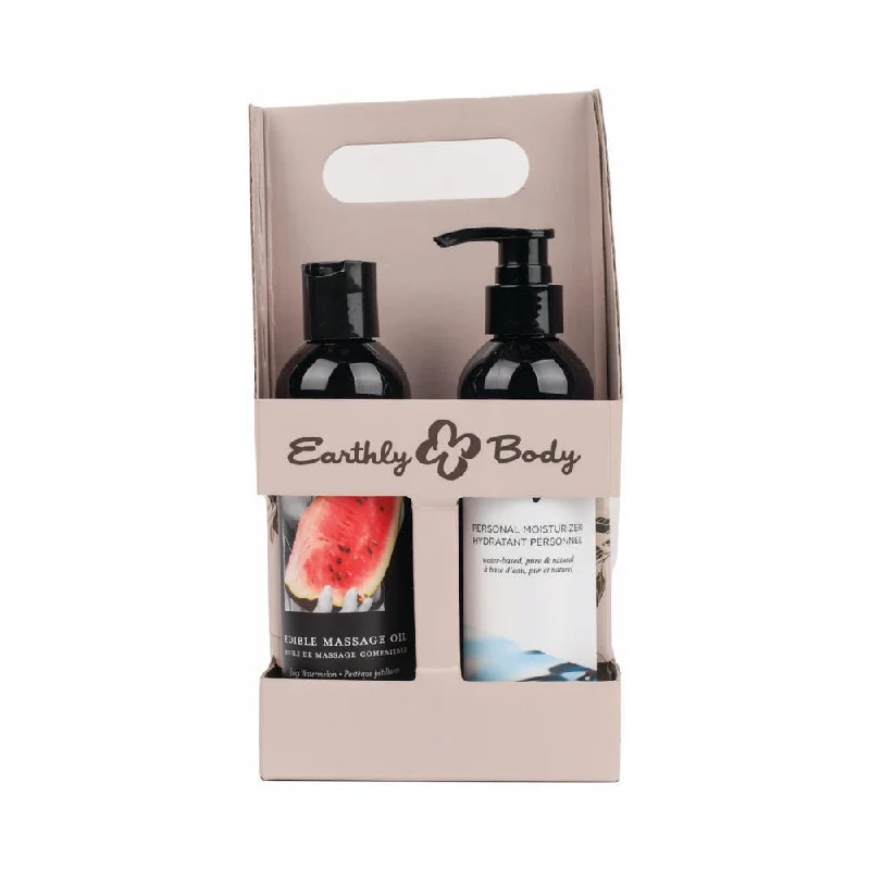 adult toys for discreet pleasure time-Earthly Body Hemp Seed By Night Better Together Watermelon Holiday Caddy