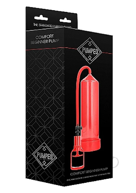 adult toys with pulse technology design-Pumped Comfort Beginner Pump Red