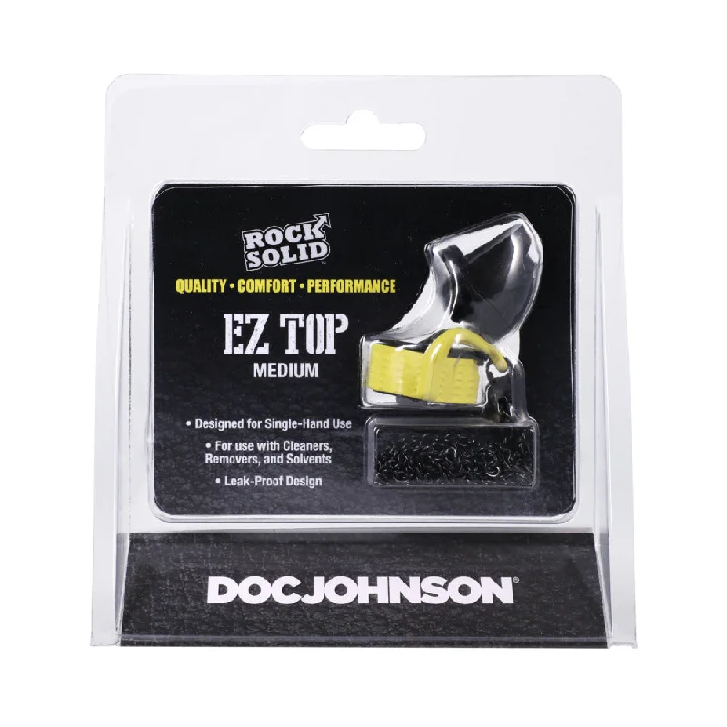 adult toys with soft finish-Rock Solid EZ Top Medium Yellow