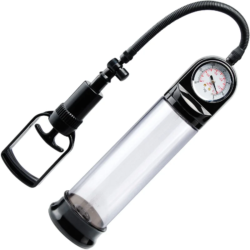 adult toys for sensory pleasure-Accu-Meter Power Pump - Penis Pump by Pump Worx