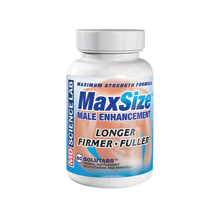 adult toys with powerful settings-MaxSize Maximum Strength Enhancement 60-Tablet Bottle